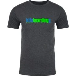 Kiteboarding.com Bumper Style T-Shirt - Charcoal Discounts Apply !