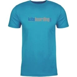 Kiteboarding.com Bumper Style T-Shirt - Turquoise Discounts Apply !