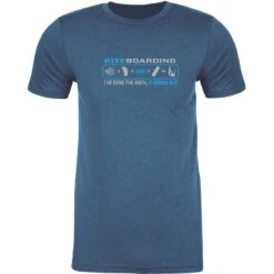 Kiteboarding - I've Done The Math T-Shirt - Cool Blue Discounts Apply !