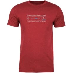 Wingboarding - I've Done The Math T-Shirt - Cardinal Red Discounts Apply !