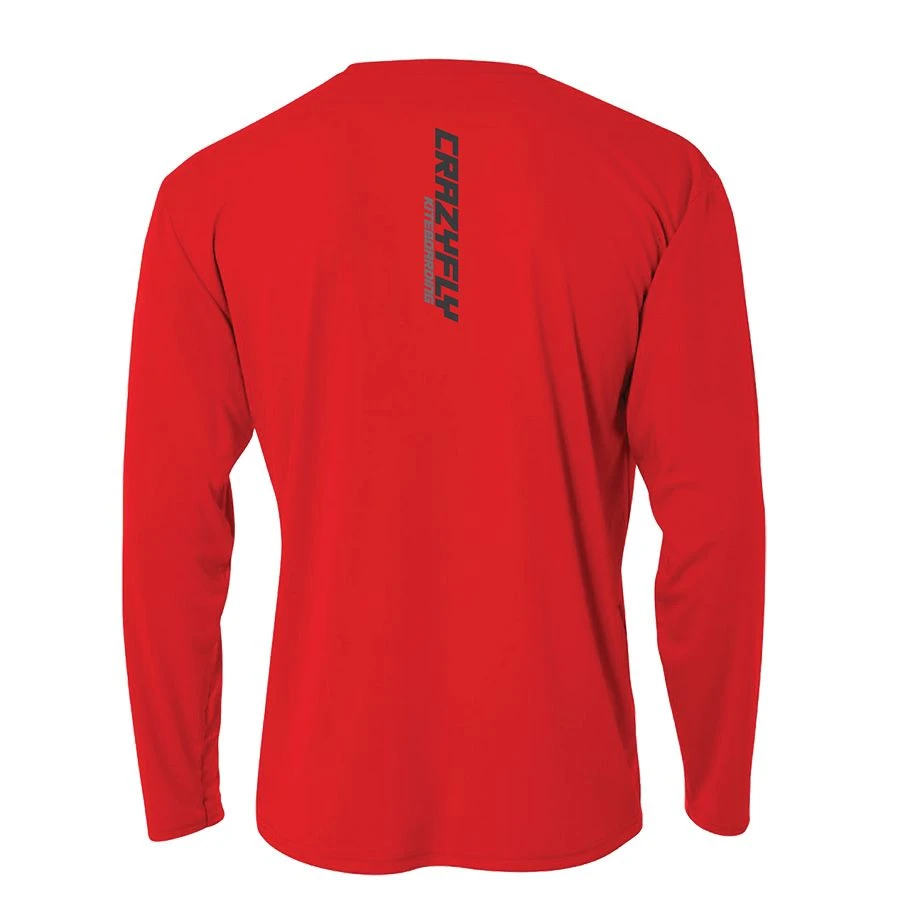 Crazyfly Long Sleeve Water Jersey - Red Discounts Apply ! 4 Crazyfly Long Sleeve Water Jersey - Red Discounts Apply ! - Image 2