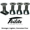 Foilite - M8 Titanium Hydrofoil Hardware Set - 4 Track Nuts And 4 M8 Screws Discounts Apply ! -Windglide Surfing Shop foilite titanium m8 screw track nut set 1