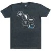 Foiler Elements- Kiteboarding T-Shirt - Charcoal Discounts Apply ! -Windglide Surfing Shop kb 2020 foiler elements charcoal 1