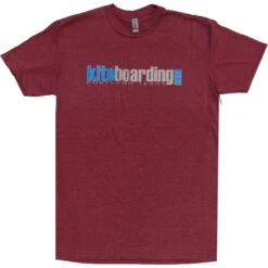 Kiteboarding.com - Kiteboarding T-Shirt - Red - 25% Off Discounts Apply !