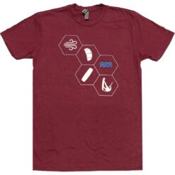 Kiter Elements- Kiteboarding T-Shirt - Red - 25% Off Discounts Apply !