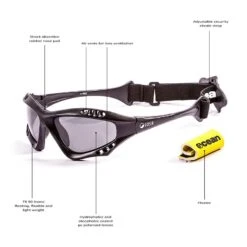 Ocean Australia Kiteboarding Water Shades - Matte Black Discounts Apply ! 7 Ocean Australia Kiteboarding Water Shades - Matte Black Discounts Apply ! -Windglide Surfing Shop ocean2016 australia glasses matte black 3
